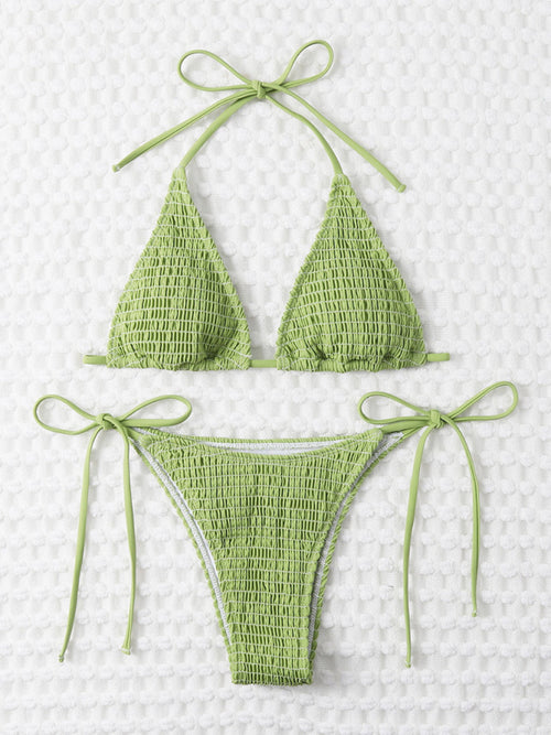 Enchanted Summer Dreams Lace-Up Bikini: Dive in!