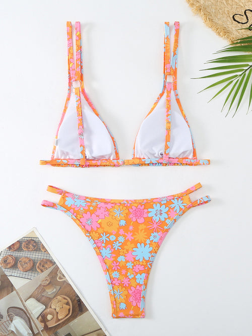 Enchanted Blooms Bikini: Goddess of the Shore