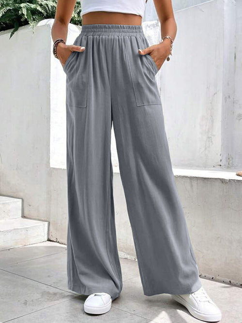 Chic Mid-Waist Straight Pants: All-Day Comfort & Style