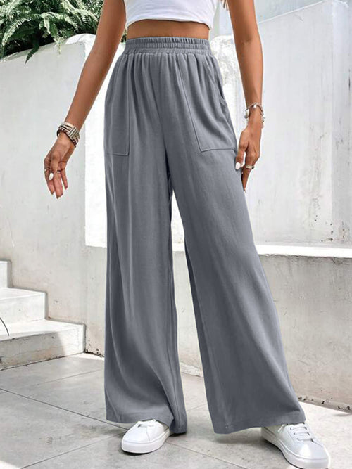 Chic Mid-Waist Straight Pants: All-Day Comfort & Style