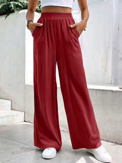 Chic Mid-Waist Straight Pants: All-Day Comfort & Style