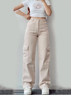 Comfy Chic Mid-Rise Pocket Trousers: Your New Favourite!