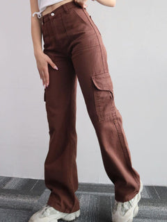 Comfy Chic Mid-Rise Pocket Trousers: Your New Favourite!