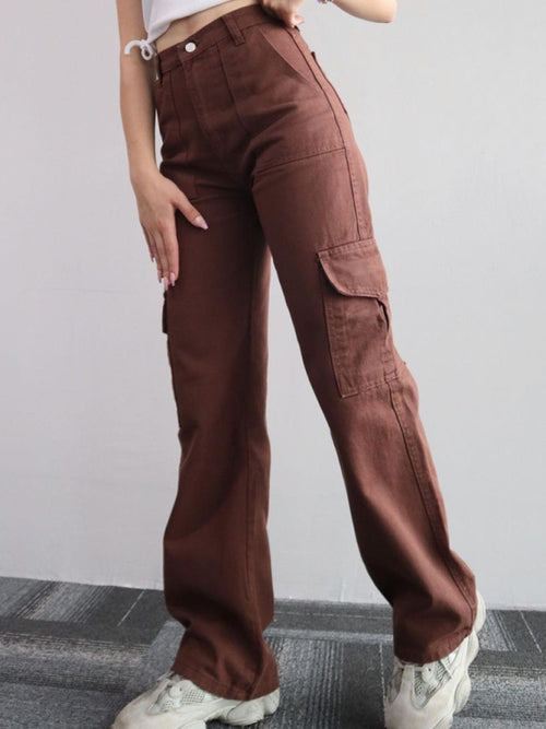 Comfy Chic Mid-Rise Pocket Trousers: Your New Favourite!