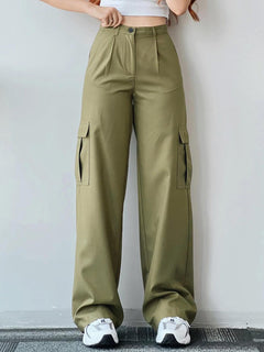 Comfy Chic Mid-Rise Pocket Trousers: Your New Favourite!