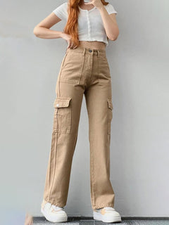 Comfy Chic Mid-Rise Pocket Trousers: Your New Favourite!