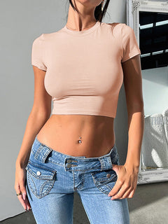 Y2K Chic Crop Top: Flaunt Your Waist!