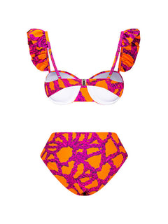 Sultry Sunset Romance Bikini Set 🌞💖