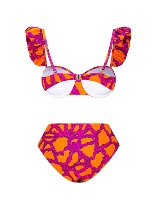 Sultry Sunset Romance Bikini Set 🌞💖