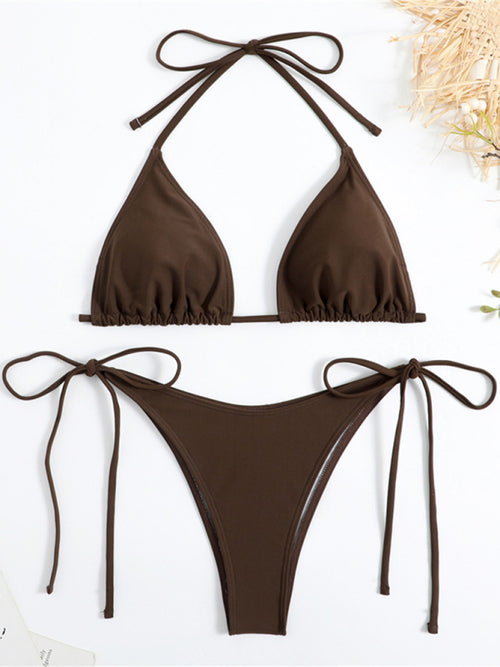 Goddess Glow Midnight Love Triangle Bikini