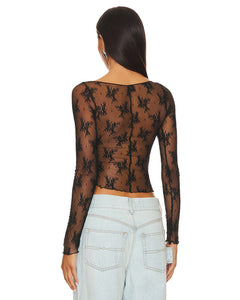 Lace Mesh Top: Be Alluring, Stylish, Confident!