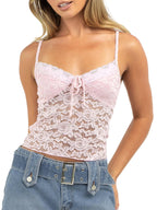 Lace V-Neck Camisole - Effortless Day to Night