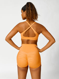 Stylish & Comfy Solid Colour Yoga Shorts