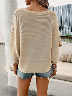 Helen Casual Hollow Sweater: Effortless Elegance