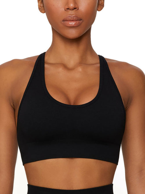 Stretchy Seamless Sports Vest: Comfy Workout Essential