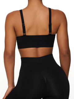 Stretchy Seamless Sports Vest: Comfy Workout Essential