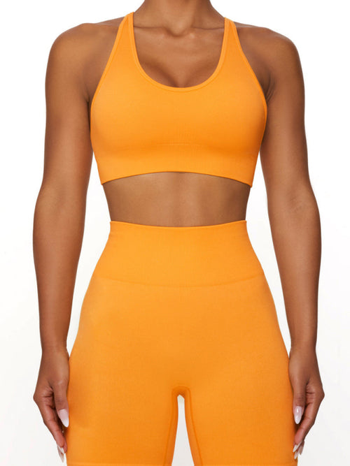 Stretchy Seamless Sports Vest: Comfy Workout Essential