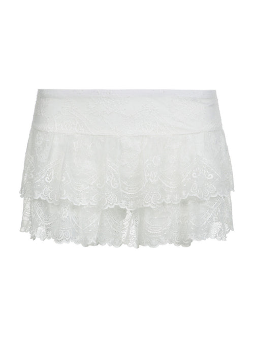 Lace Cake Mini Skirt: Effortless Elegance 💖