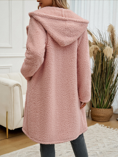 Plush Wonderland Hooded Coat for Chilly Adventures