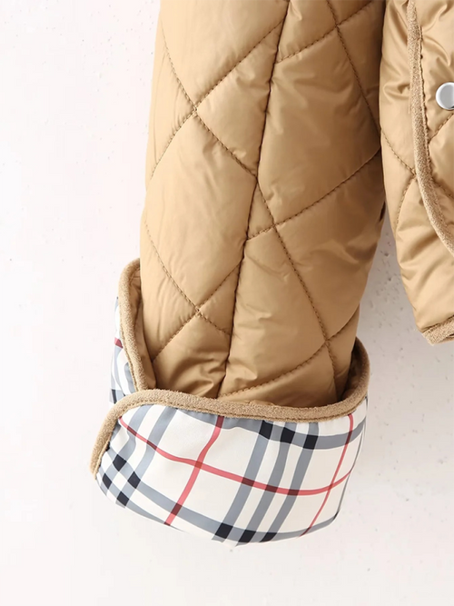 Whimsical Autumn Cozy Cotton Hooded Jacket