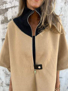 Charming Stand Collar Jacket for Cozy Autumn Days