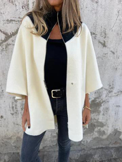 Charming Stand Collar Jacket for Cozy Autumn Days