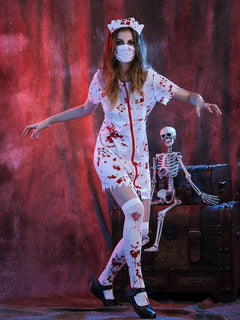 Halloween Horror Bloody Nurse: Elegantly Haunting