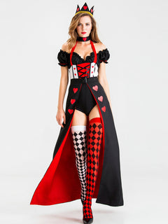 Queen of Hearts Regal Cosplay Ensemble 🌹