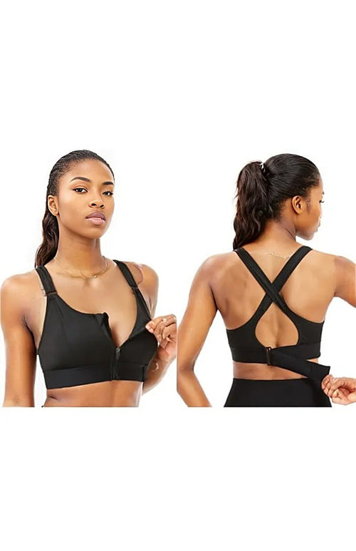 Zip Front Sports Bra: Fashion Meets Function