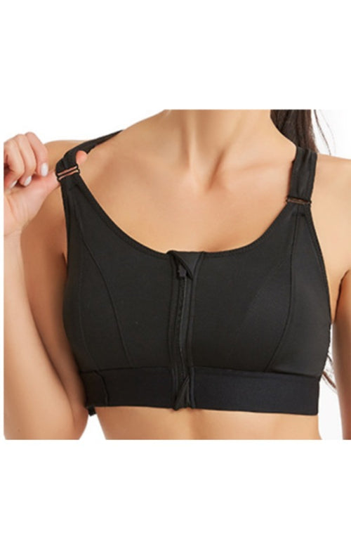 Zip Front Sports Bra: Fashion Meets Function