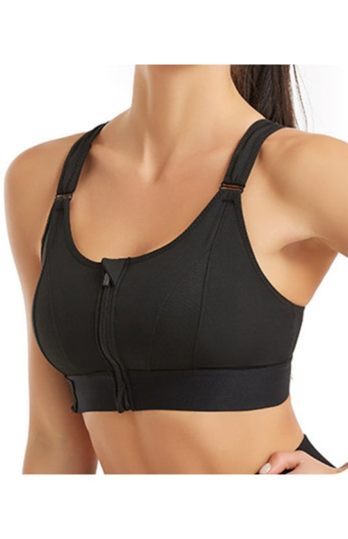 Zip Front Sports Bra: Fashion Meets Function