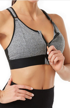 Zip Front Sports Bra: Fashion Meets Function