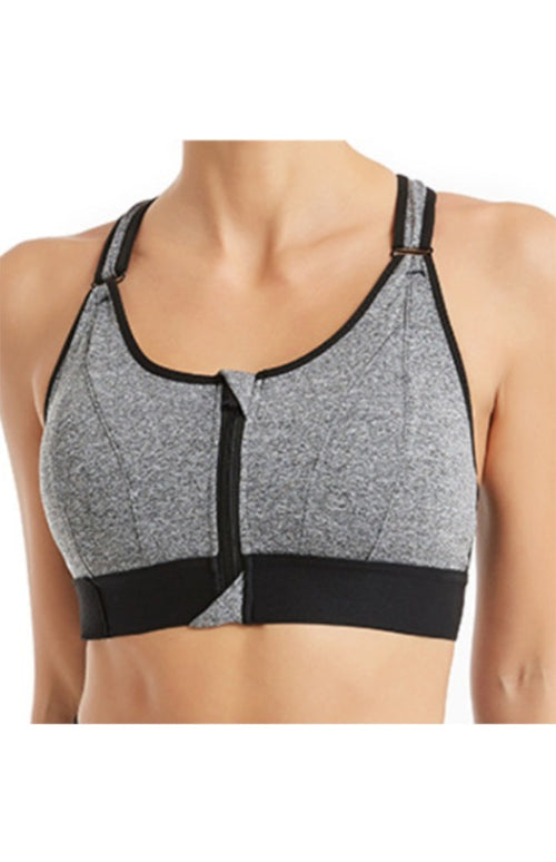 Zip Front Sports Bra: Fashion Meets Function