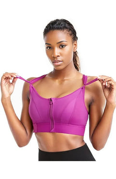 Zip Front Sports Bra: Fashion Meets Function