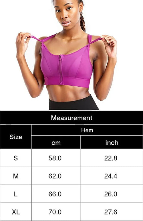 Zip Front Sports Bra: Fashion Meets Function