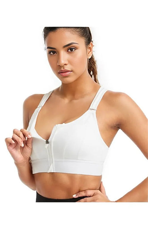 Zip Front Sports Bra: Fashion Meets Function