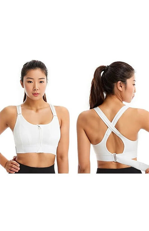 Zip Front Sports Bra: Fashion Meets Function