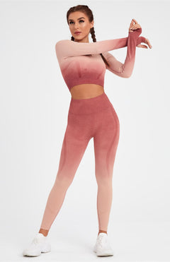 Gradient Yoga Set: Slay Your Workout Goals!
