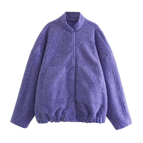 Enchanting Y2K Stand Collar Jacket